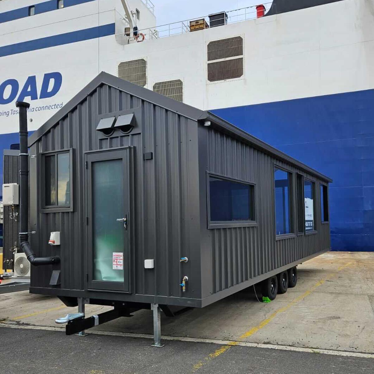 Alphaline Tiny Home on it's way to Tasmania