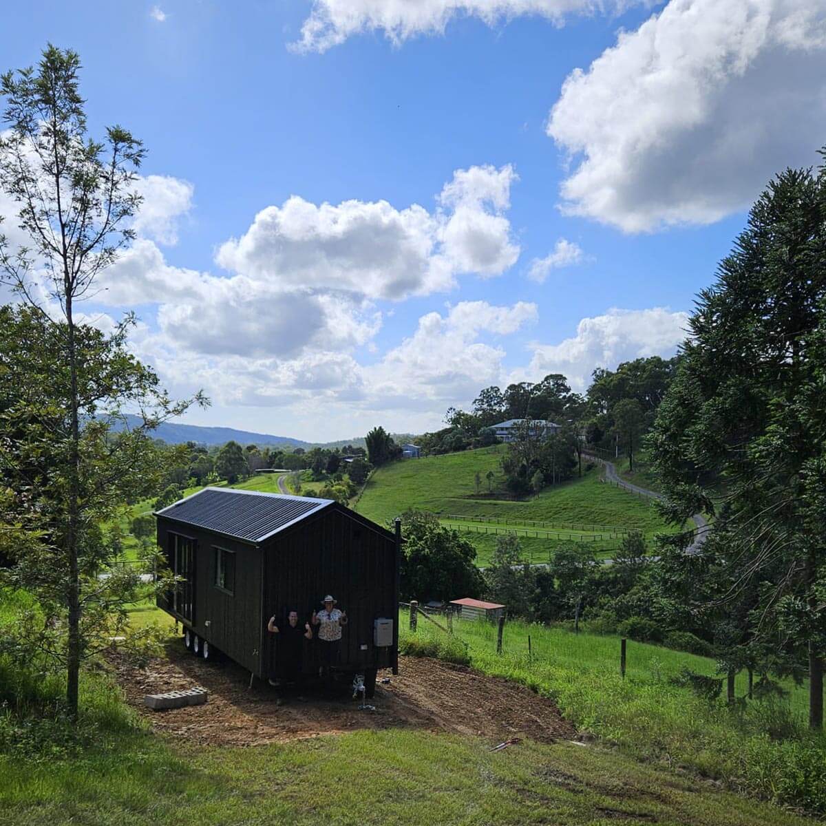 Alphaline Tiny Home delivered to Cedar Creek Queensland