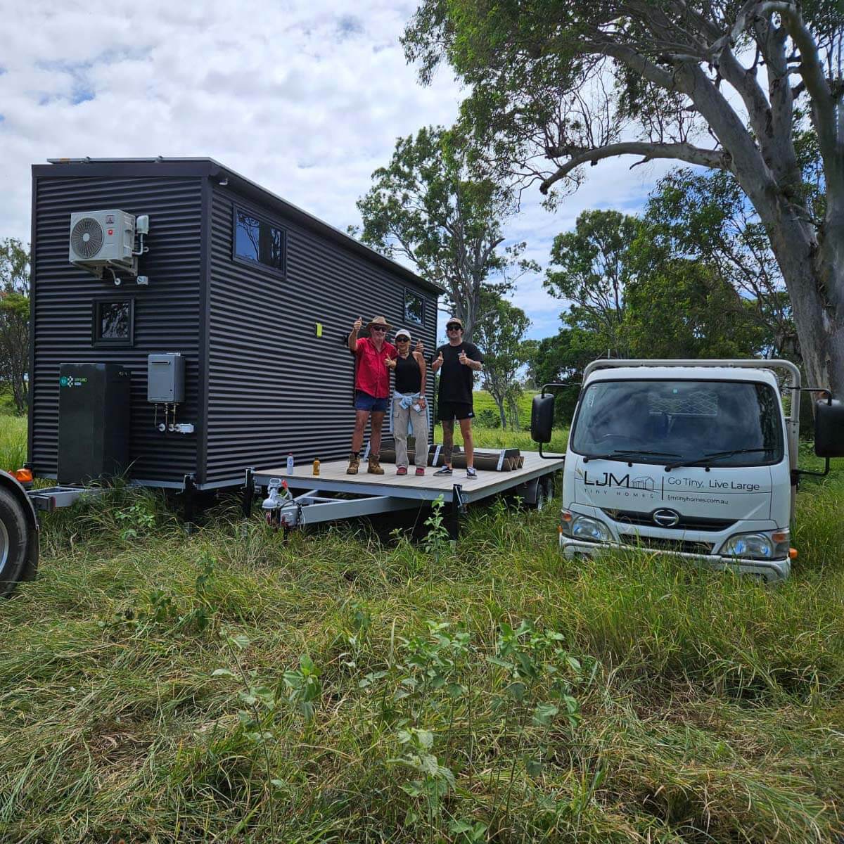 LJM Tiny Home delivered to Elliot Springs Queensland