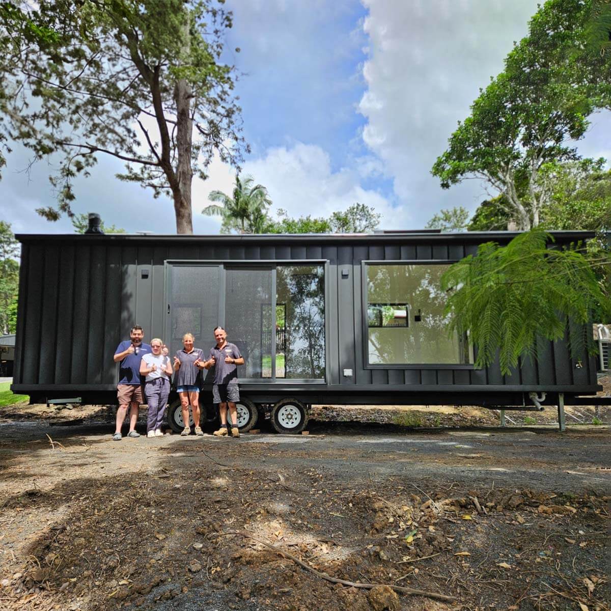 Alphaline Tiny Home delivered to Cunungra Queensland