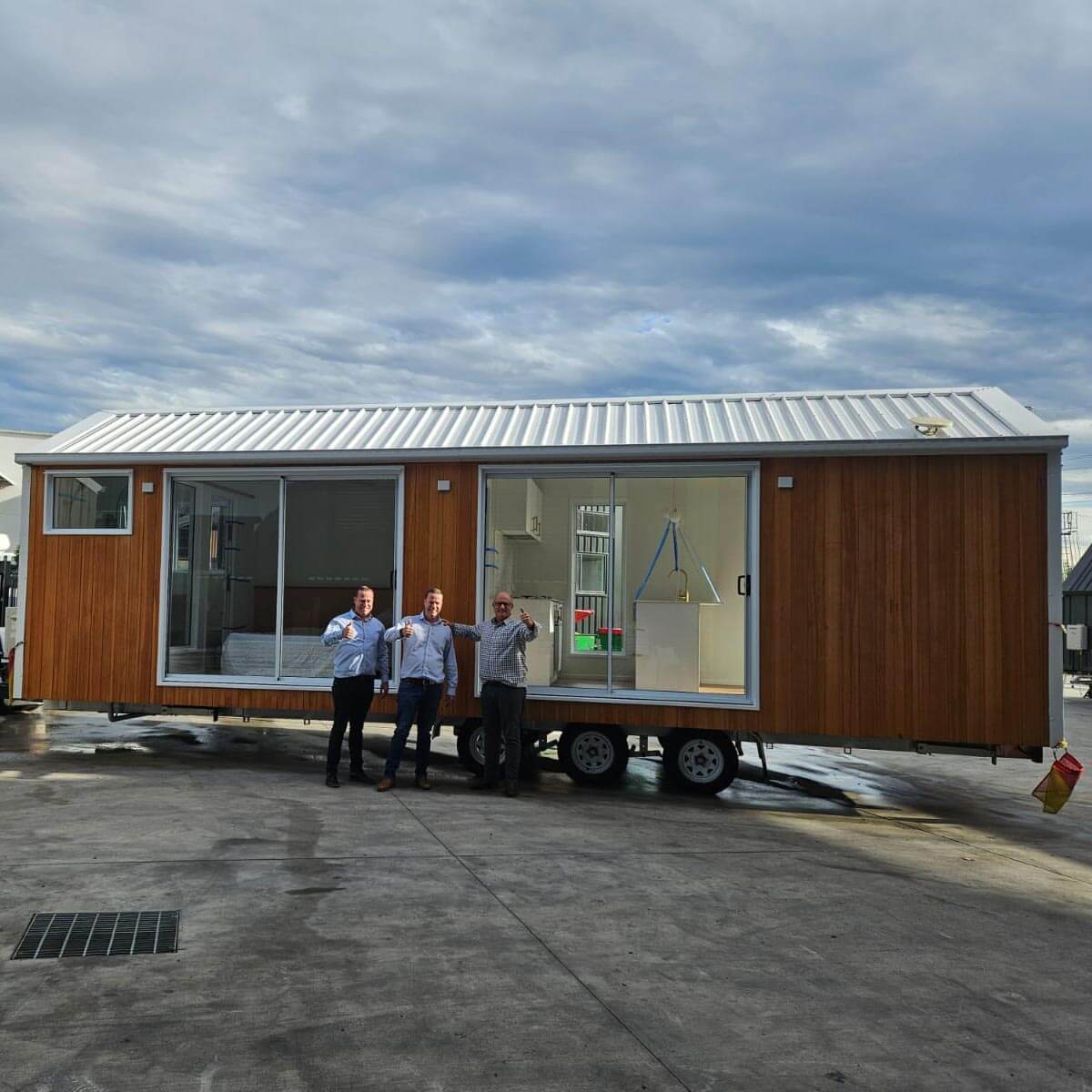 Alphaline Tiny Home on the Fraser Coast Queensland following the Tiny House Expo