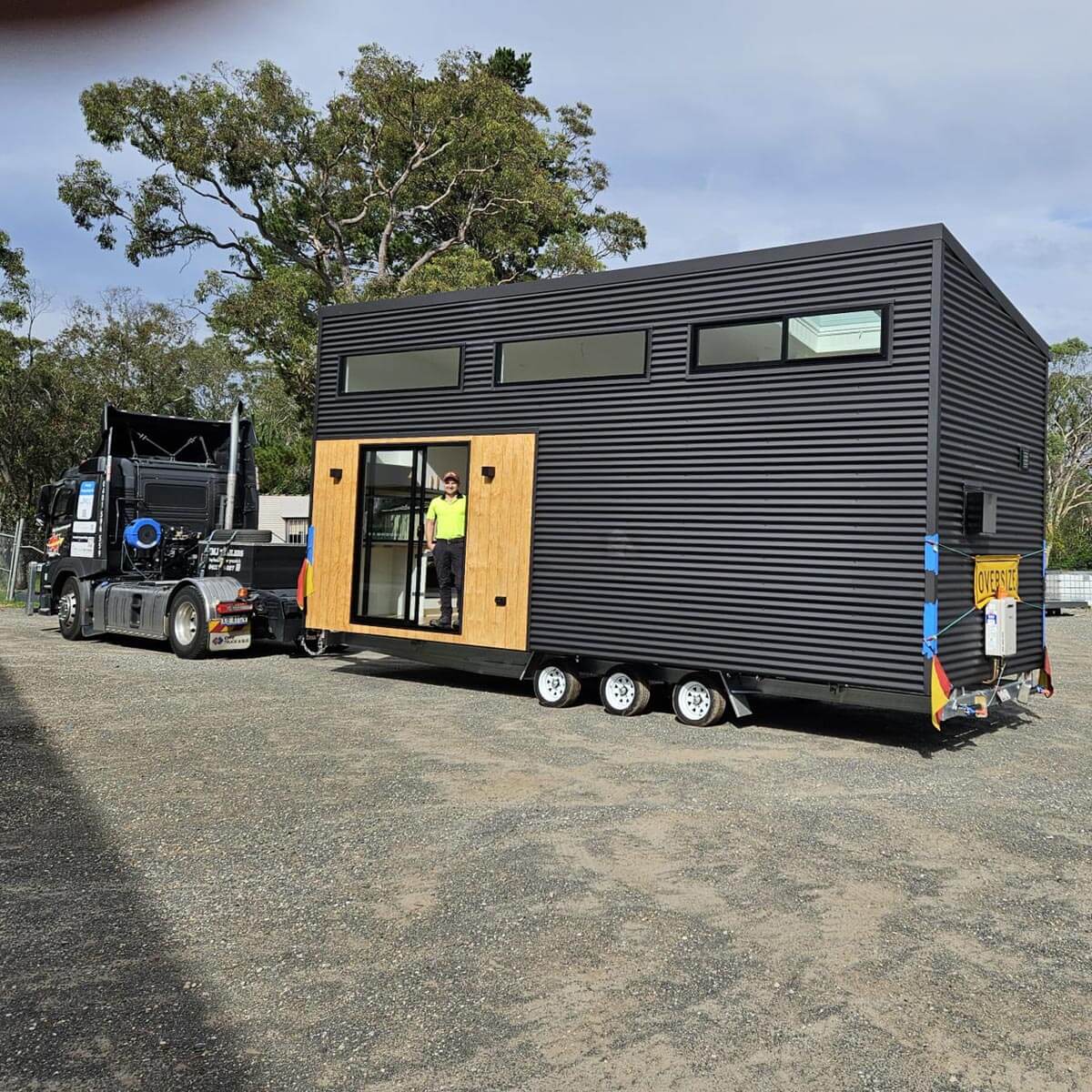 Unplugged Tiny Home delivered to Mt Wilson NSW