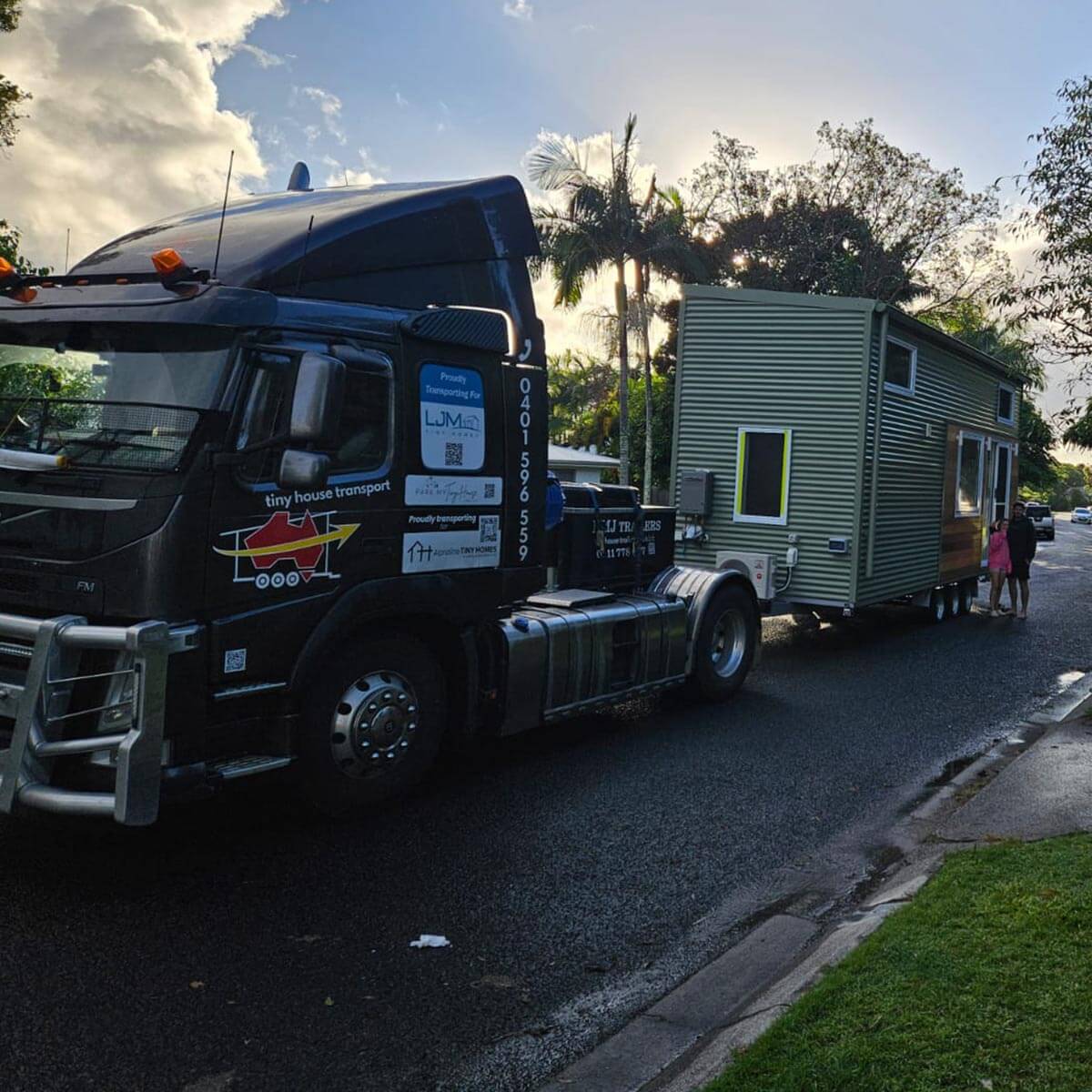 LJM Tiny Home delivered to Golden Beach NSW