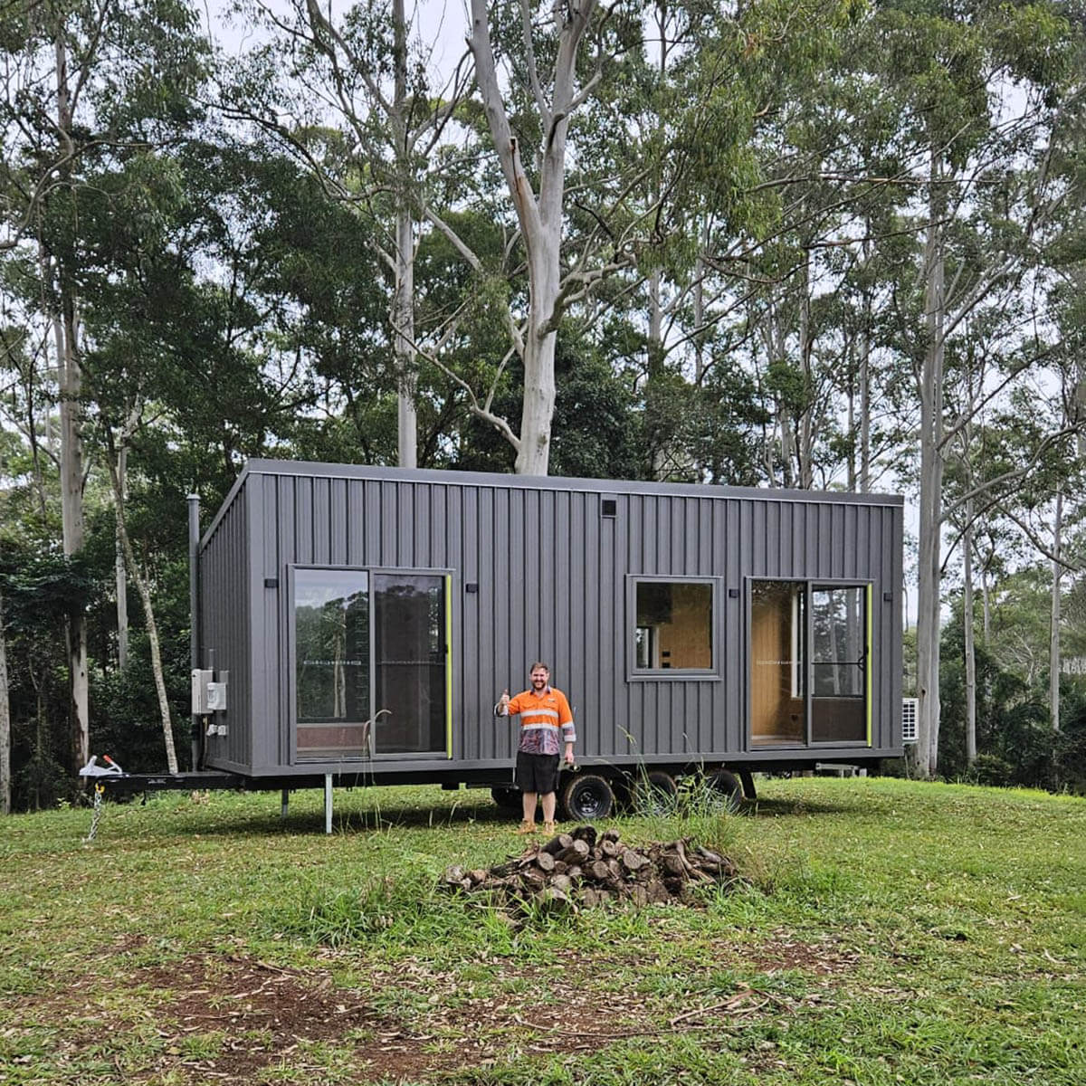 Alphaline Tiny Home delivered to Belthorpe Queensland