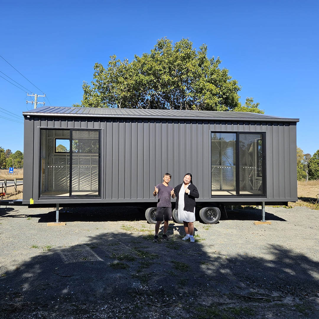 Alphaline Tiny Home delivered to Greenbank Queensland