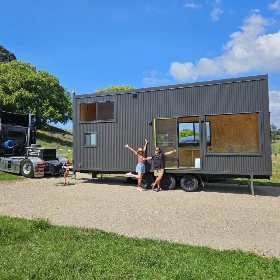 Alphaline Tiny Home delivered to Mullumbimby New South Wales