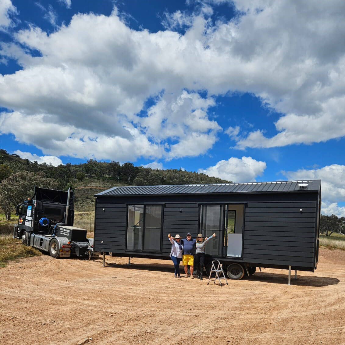 Alphaline Tiny Home delivered to Erudgere NSW