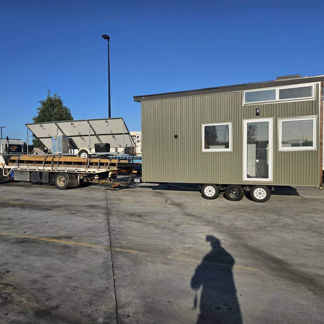 Eco Sustainable Tiny Home delivered to Mullumbimby NSW