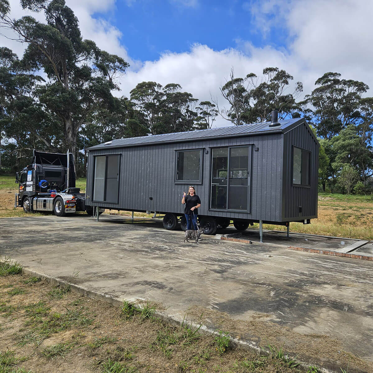 Alphaline Tiny Home delivered to Moss Vale NSW