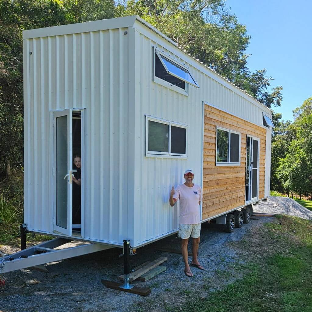 LJM Tiny Home delivered to Clagiraba Queensland
