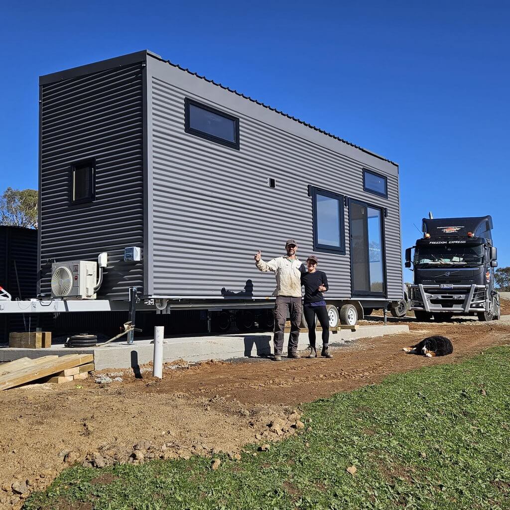 LJM Tiny Home delivered to Jindabyne NSW
