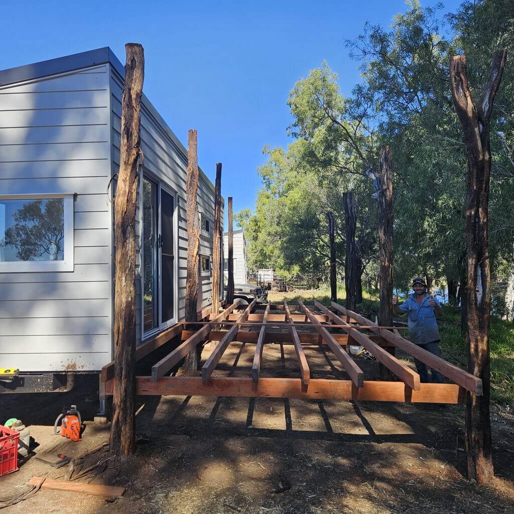 Alphaline Tiny Home delivered to Goovien QLD