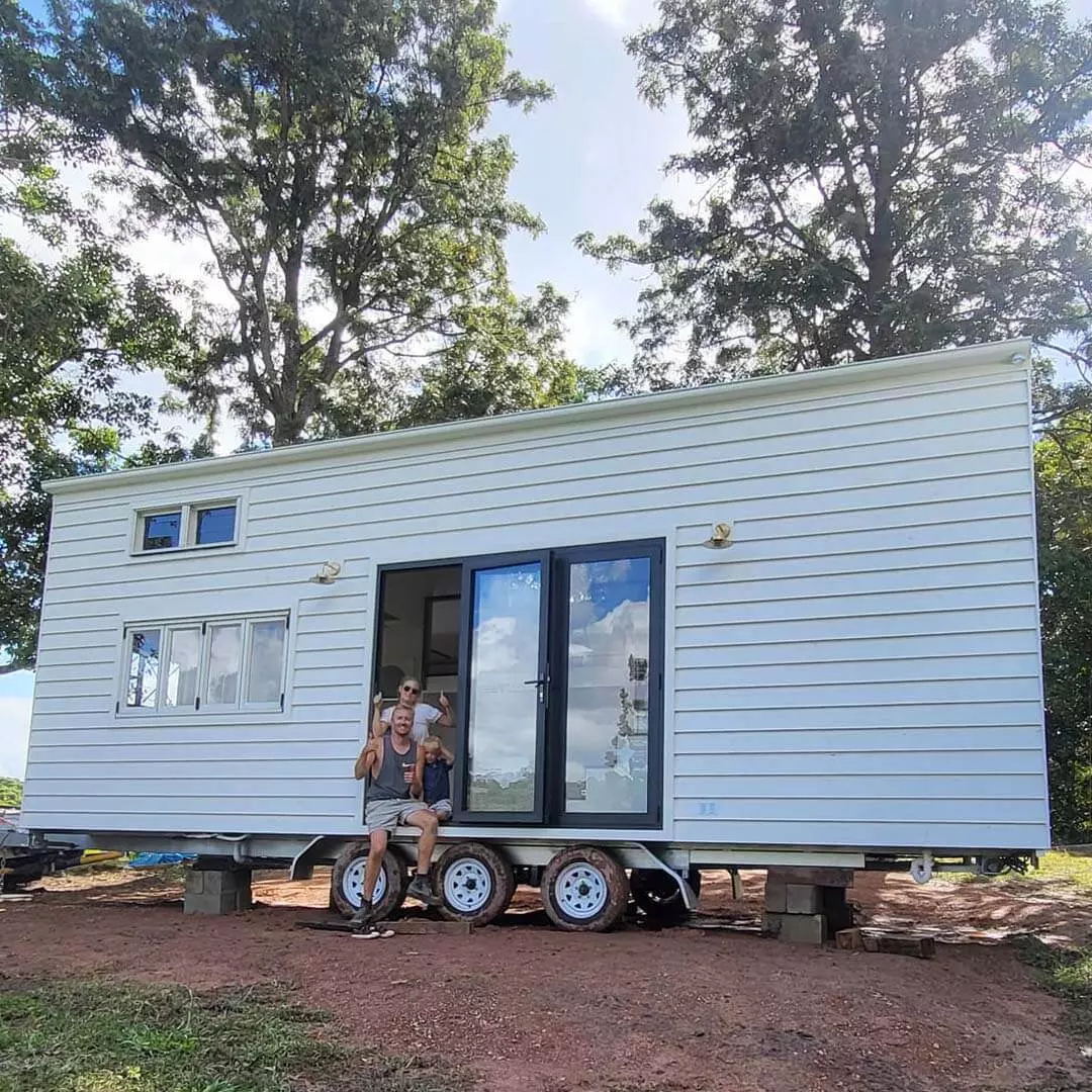 Tiny House delivered to Black Mountain