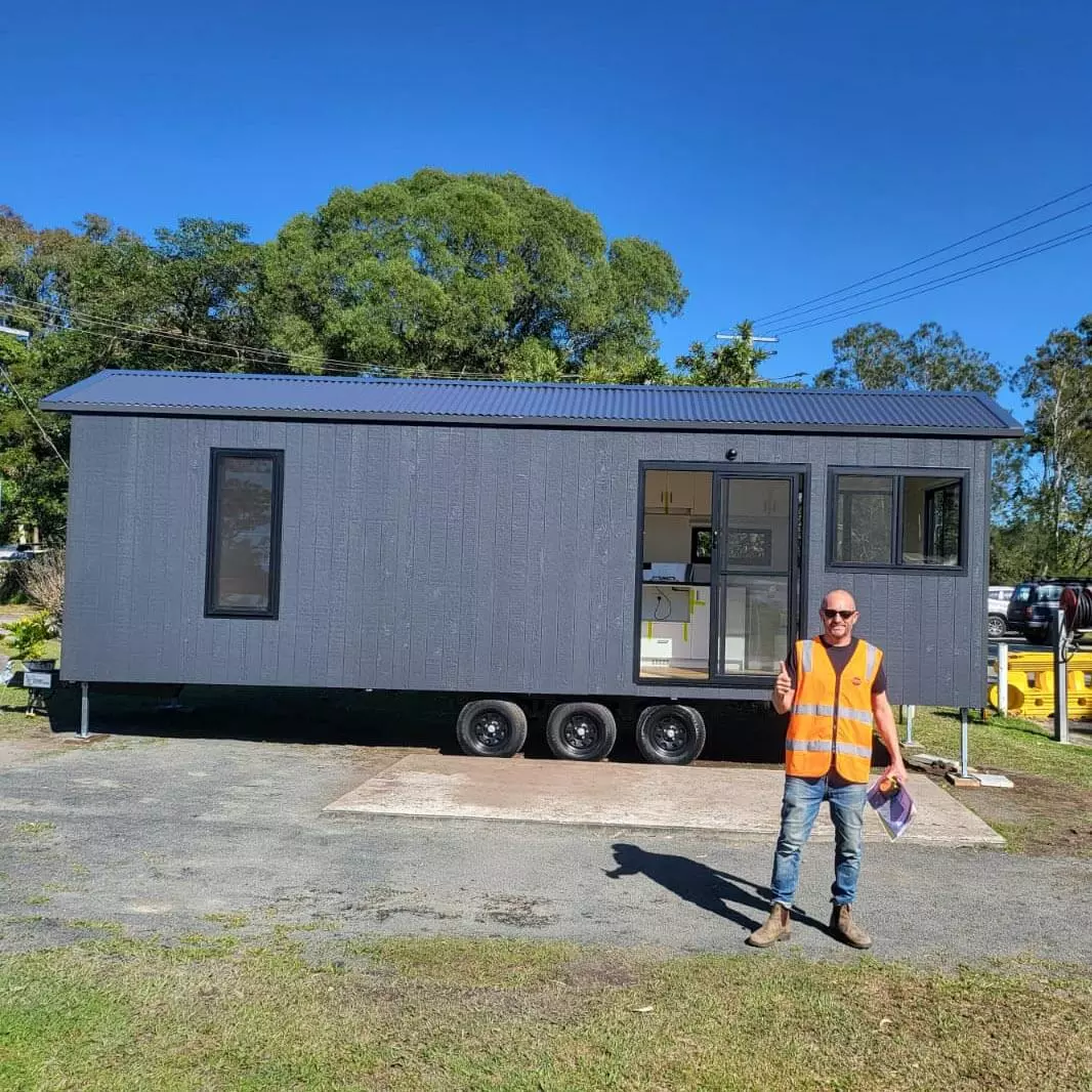 Tiny House delivered to Brunswick Heads NSW