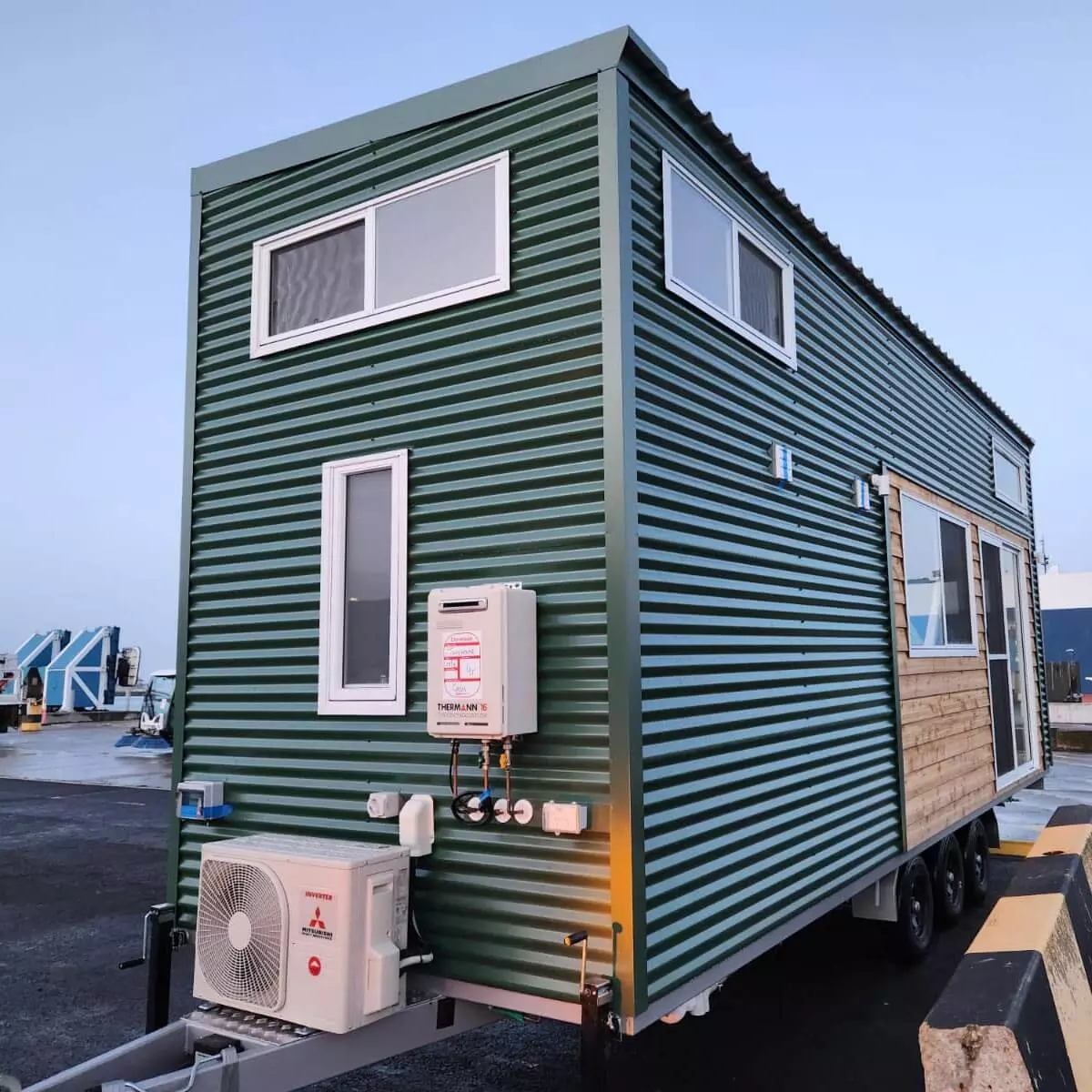 LJM Tiny Home delivered to Melbourne for shipping to Tasmania