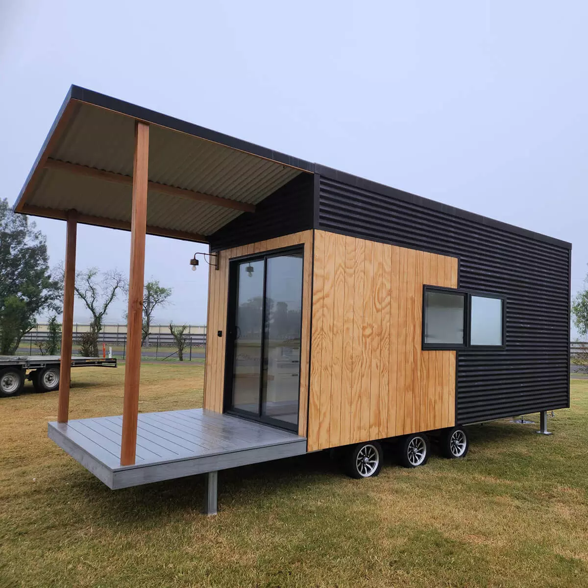 Tiny Home delivered to the Tiny Homes Expo in Brisbane